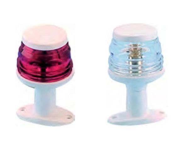 Tepe Lambası Ayaklı W- Kırmızı 12 V Led