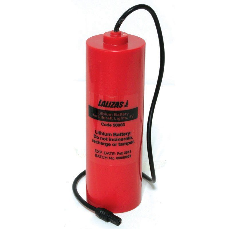 Cansalı Lambası Yedek Pili, 3V, SOLAS/MED, USCG