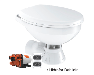 Seaflo Elektrikli Sessiz Tuvalet Büyük Tafl 12 V