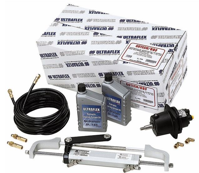 Ultraflex Hidrolik Dümen Tak›m› Max: 300 hp  Yağ ve Hortumlar Dahildir.