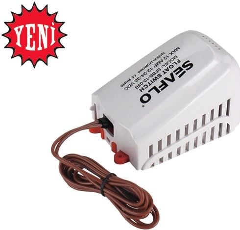 Seaflo Sintine Otomati€i Kapaklı  25 Amp 12/24 Volt,  2000-3500 GPH Pompalarda Çal›fl›r.