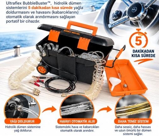 ULTRAFLEX HİDROLİK SİSTEM YAĞ DOLUM VE HAVA ALMA CİHAZI