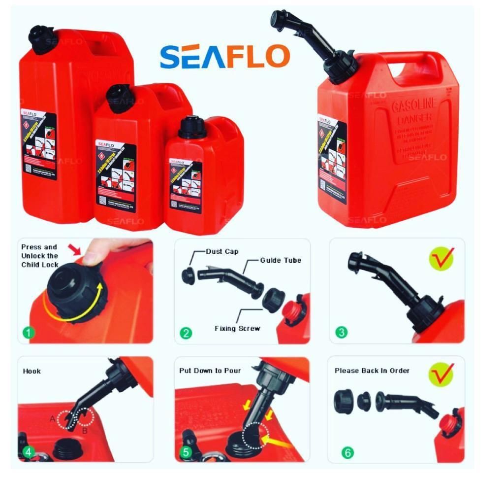 SEAFLO BENZİN BİDONU 10 LT