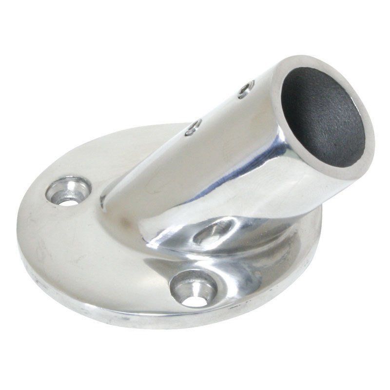 VARDAVELA AYAĞI, YUVARLAK TABAN 45O, AISI 316, Ç: 25MM