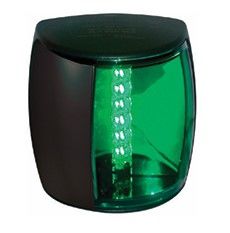 12528 Seyir Feneri Sancak Siyah  Gövde 12-24 V - Led