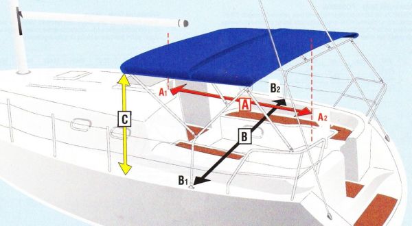 KROM TENTE İSKELETİ,''ATHENS'' 280X280X155 Cm