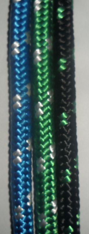 HALAT 8mm  YEŞİL-MAVİ-SİYAH (Metre) Mavi