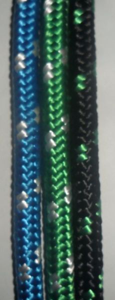 HALAT 8mm  YEŞİL-MAVİ-SİYAH (Metre) Mavi
