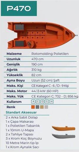 P470 Polietilen Bot