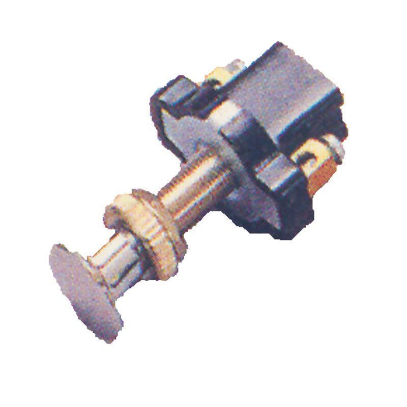 PUSH PULL SWITCH, 12V, 5A, DIAM.8 MM, L 7MM,