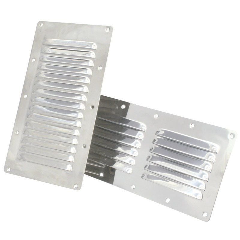 Louver Havalandırma, Paslanmaz,L 228MmX W 127Mm XΤ 0.8Mm