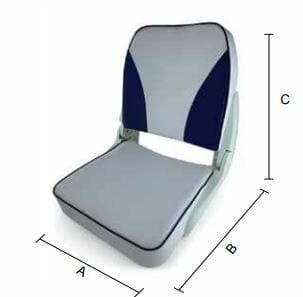 Katlanır Koltuk Beyaz+Lacivert