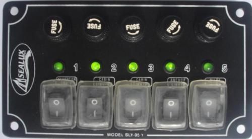4 ANAHTARLI İZOLELİ YATAY SWITCH PANEL