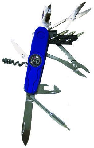 Kaptan Cep Çakısı,Paslanmaz Çelik,9 Alet