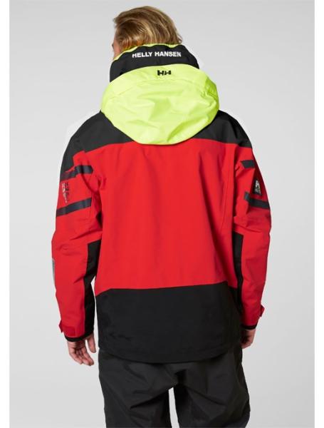 HH SKAGEN OFFSHORE JACKET ALERT RED