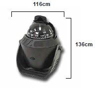 AYAKLI BÜYÜK PUSULA SİYAH