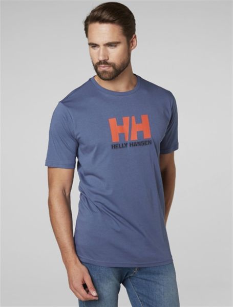 HH LOGO ERKEK TİŞÖRT Vintage Indigo M