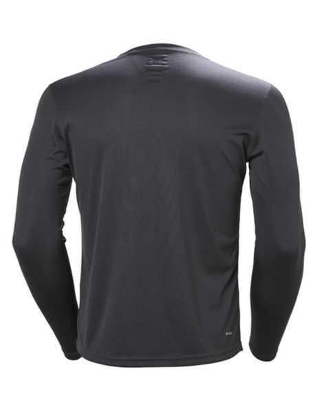 HH HH TECH CREW UZUN KOL ERKEK TİŞÖRT Ebony L