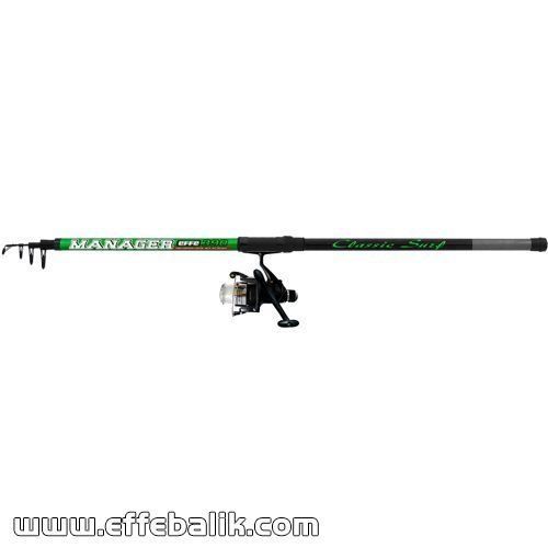 Manager Yeşil Surf Kamış Seti