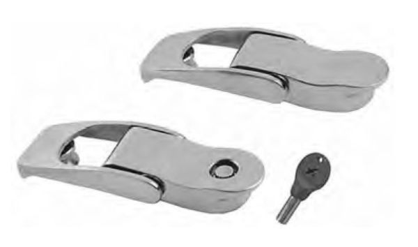 Modern Kapak Kilidi 25 x 82 mm Kilitli