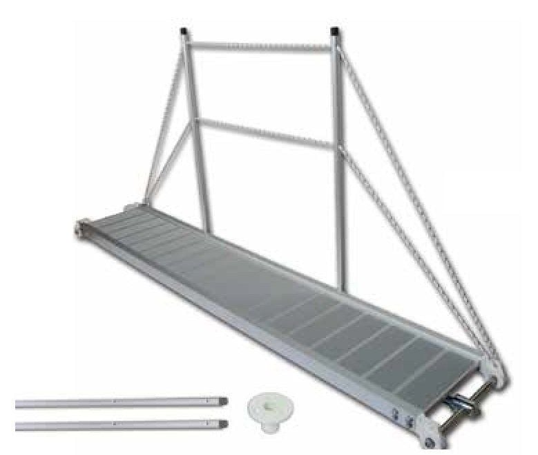 Alüminyum Basamaklı Sabit Pasarella En:40 CM Boy:200 CM