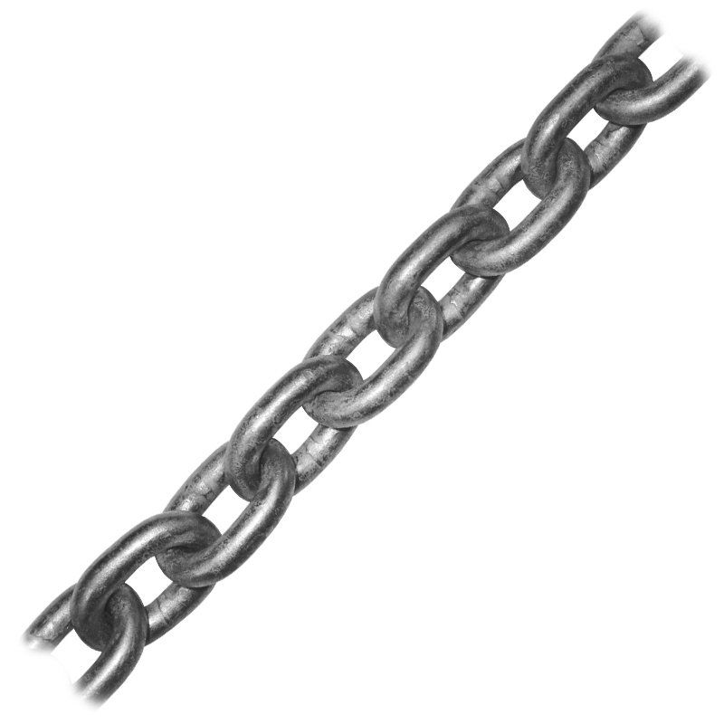 Hot dip galvanized chain DIN5685A, diam.7mm, Genovese