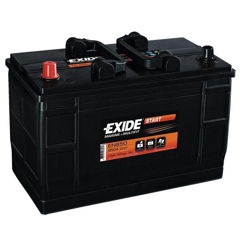Battery Exide, Marine Type, 12V, 110 Ah, 349x175x235mm