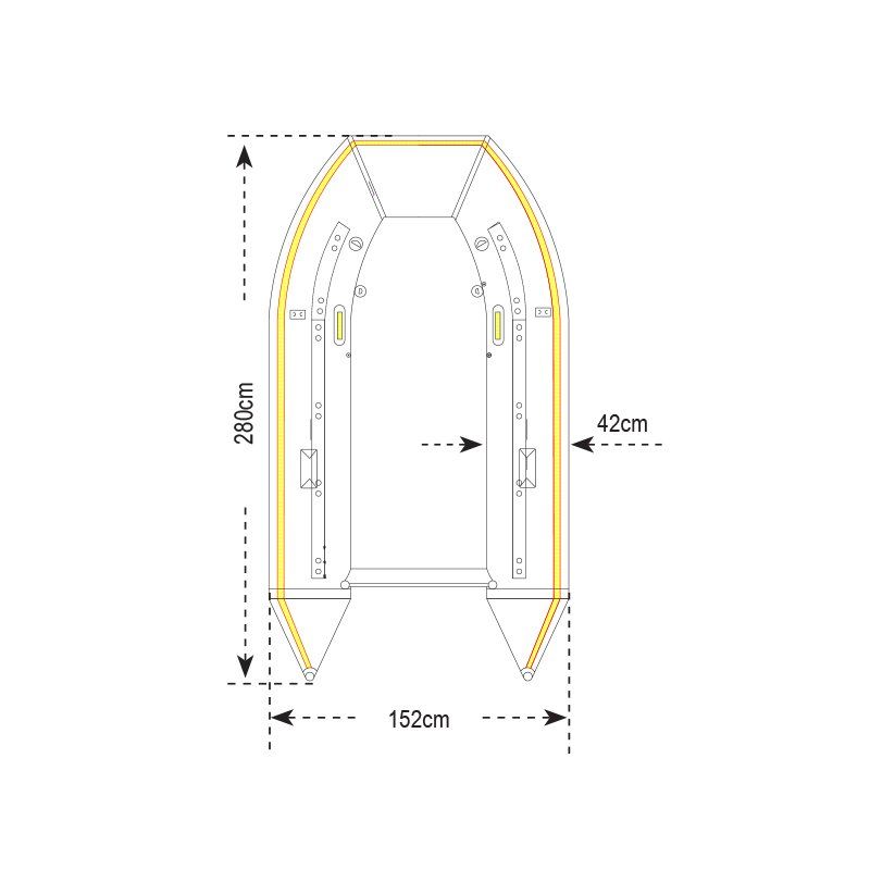 ŞİŞME BOT ''Hercules Pro 280'' 280x152cm
